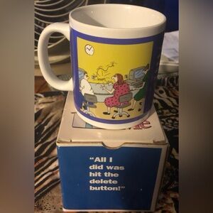 Close To Home Andrews McMeel John McPherson Coffee Cup Mug 1997 Office Secretary